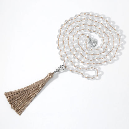 Crystal Mala Necklace – 108 Beads