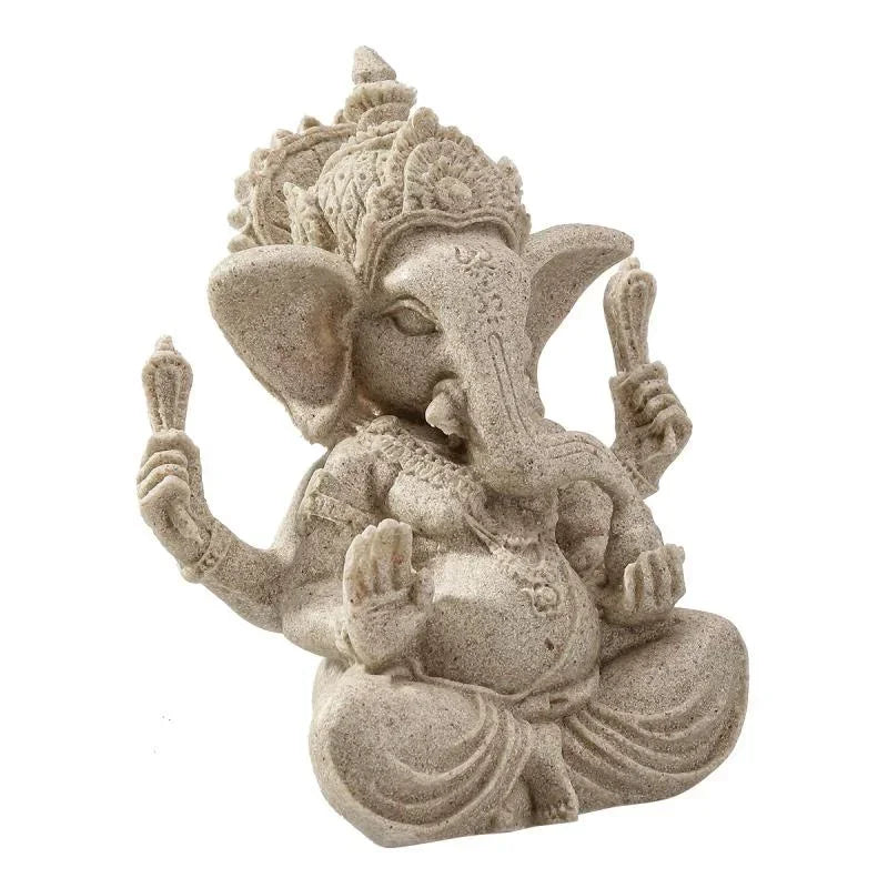 Resin Ganesha Statue – Modern Sacred Art Décor