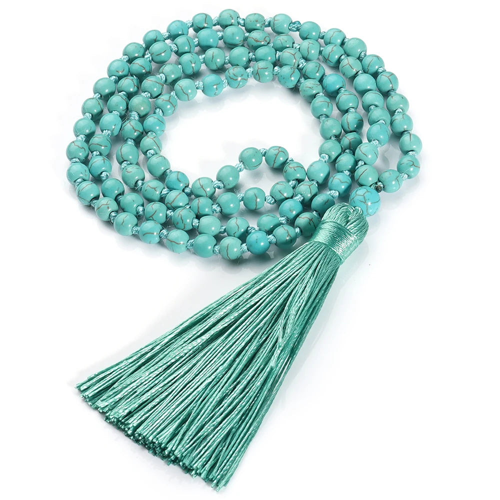 Handmade Mala Necklace – 108 Beads