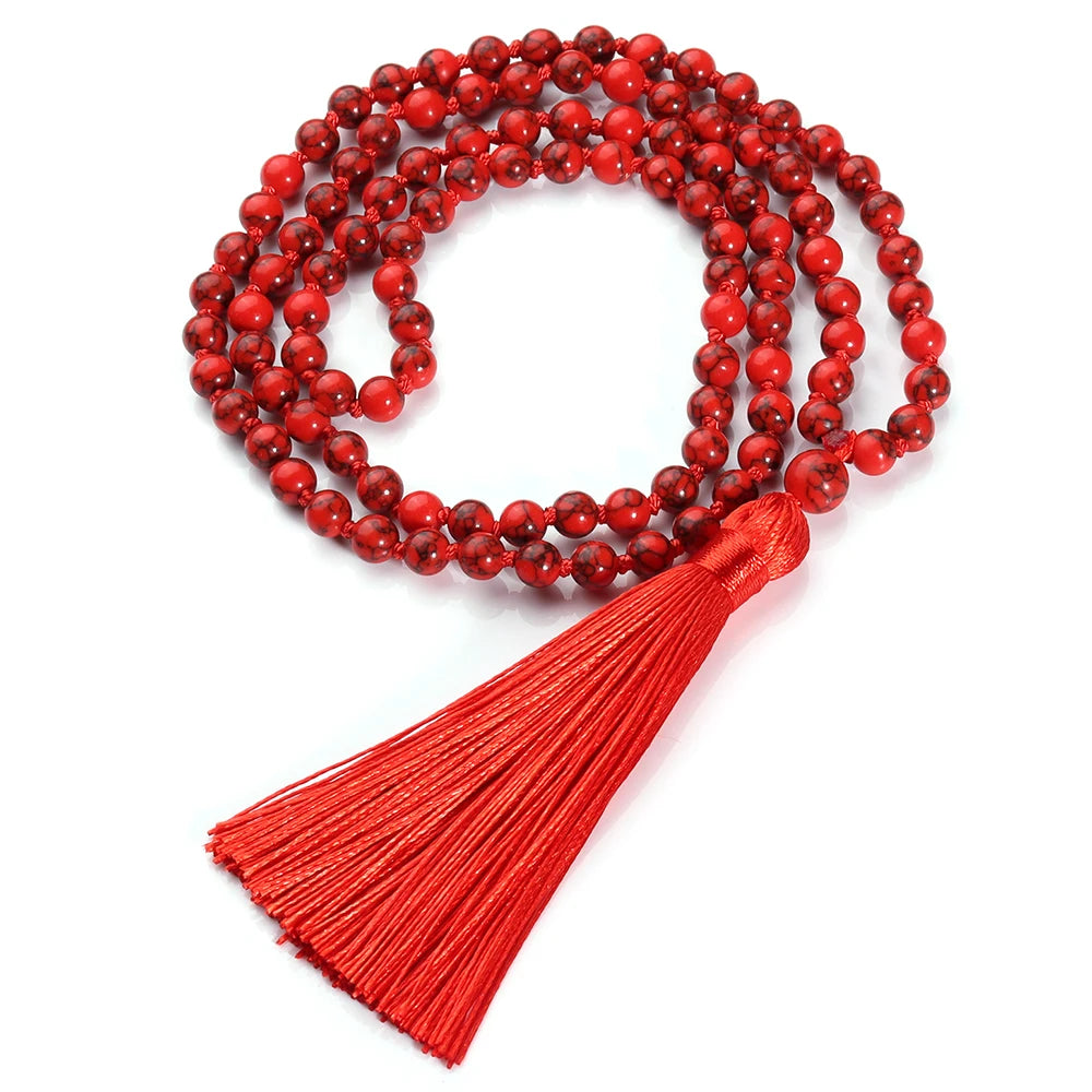 Handmade Mala Necklace – 108 Beads