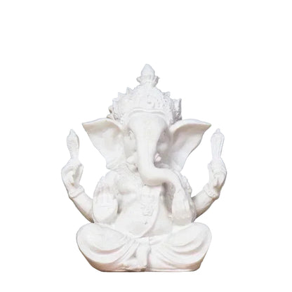 Resin Ganesha Statue – Modern Sacred Art Décor