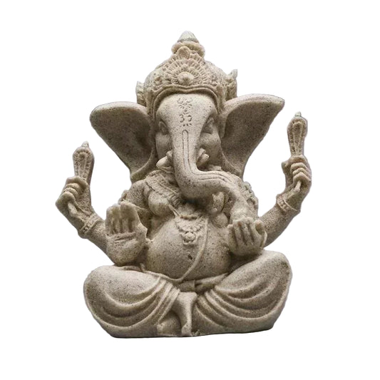 Resin Ganesha Statue – Modern Sacred Art Décor