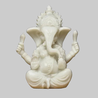 Resin Ganesha Statue – Modern Sacred Art Décor