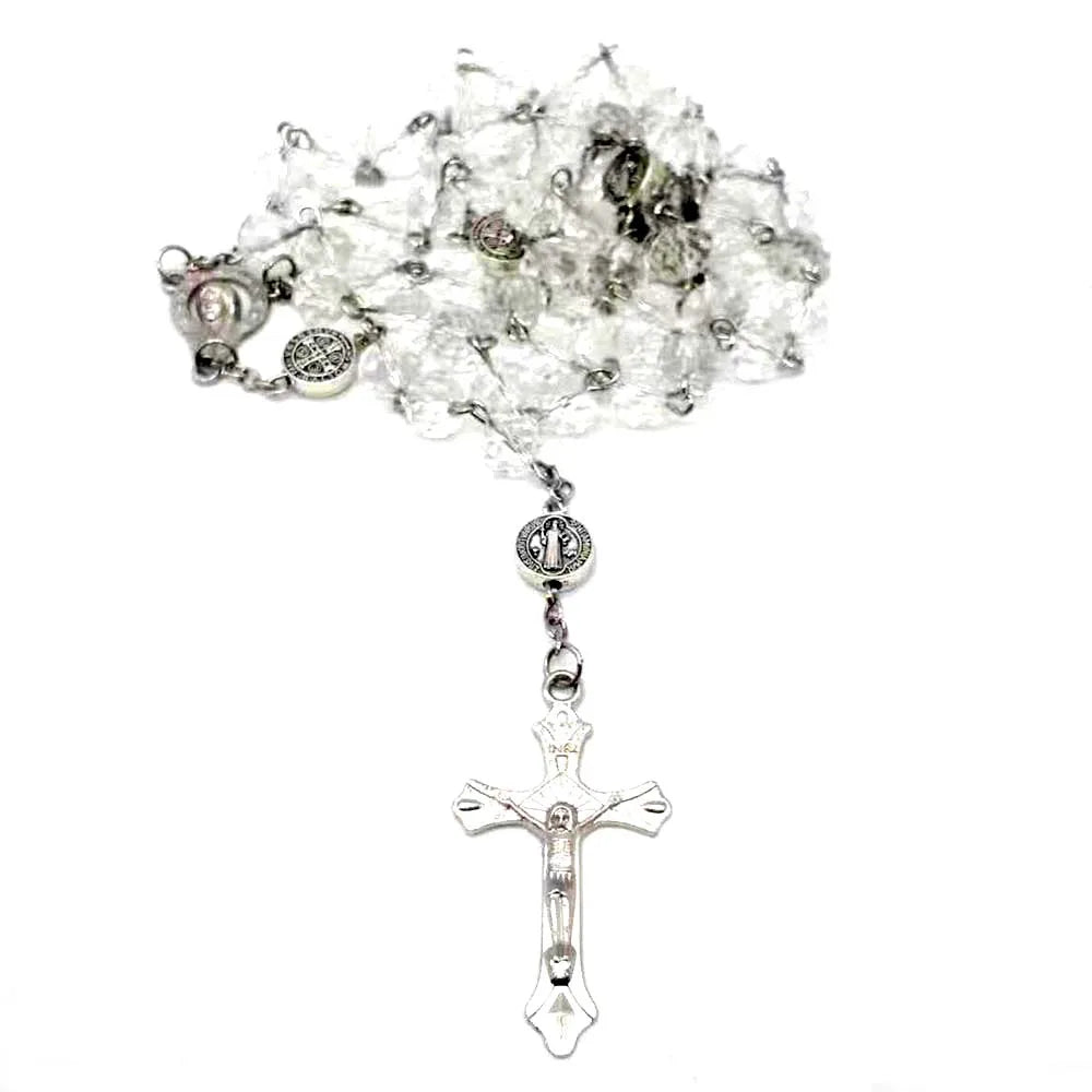 Crystal Cross Pendant Necklace